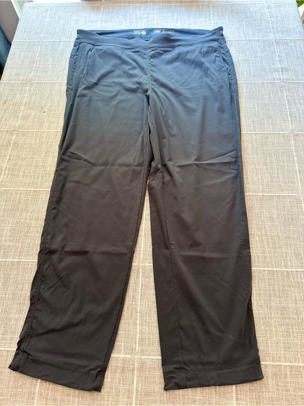 Mountain Hardwear Dynama Pants Women‎ Large Charcoal Grey Hiking Gorpcore